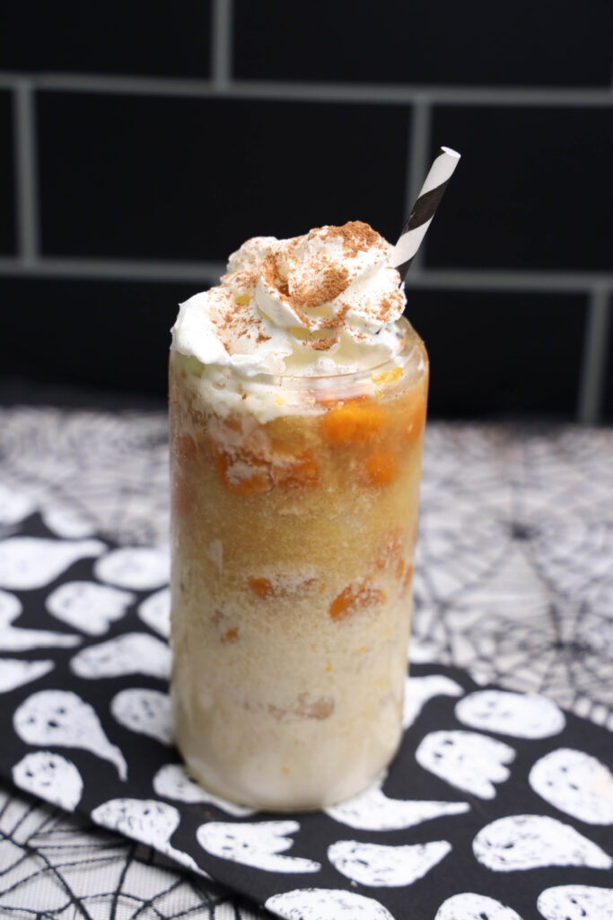 Haunted Pumpkin Drink, A Spooky Halloween Cocktail