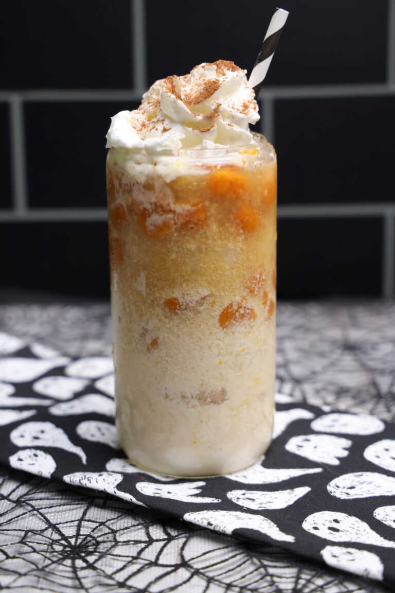 Haunted Pumpkin Drink, A Spooky Halloween Cocktail
