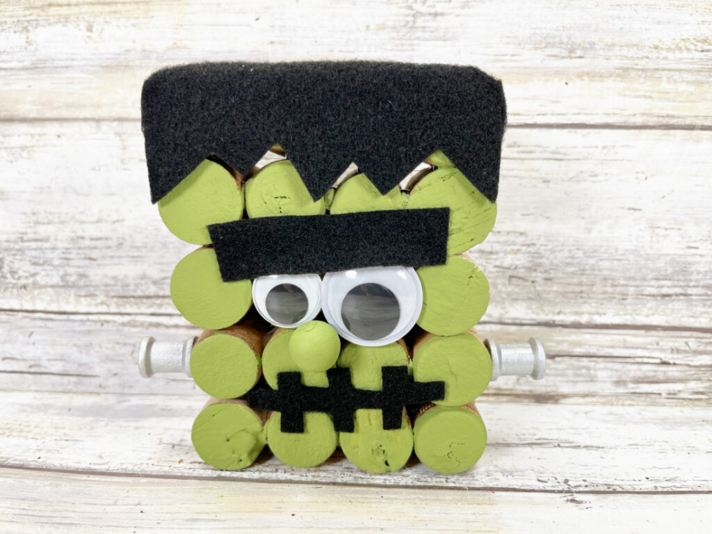 Recycled Wine Cork Frankenstein