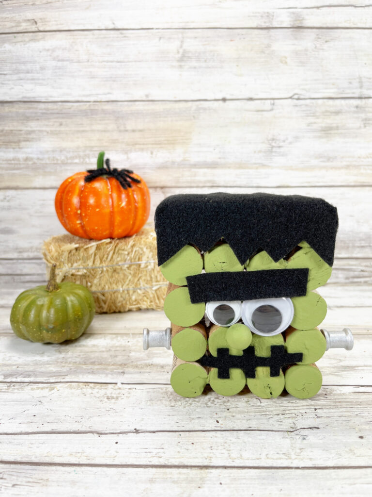 Recycled Wine Cork Frankenstein